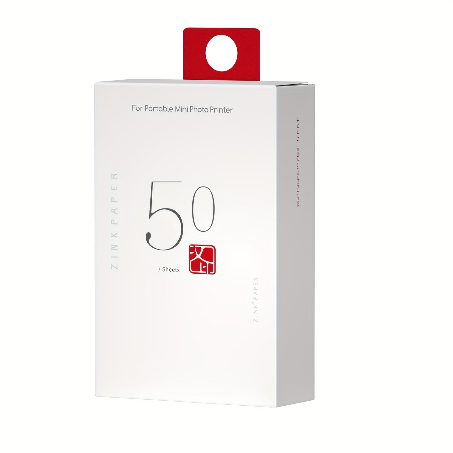 MT53 Photo Printer Special Photo Paper with adhesive backing available in 20 or 50 sheet options (printer not included, must be purchased separately).