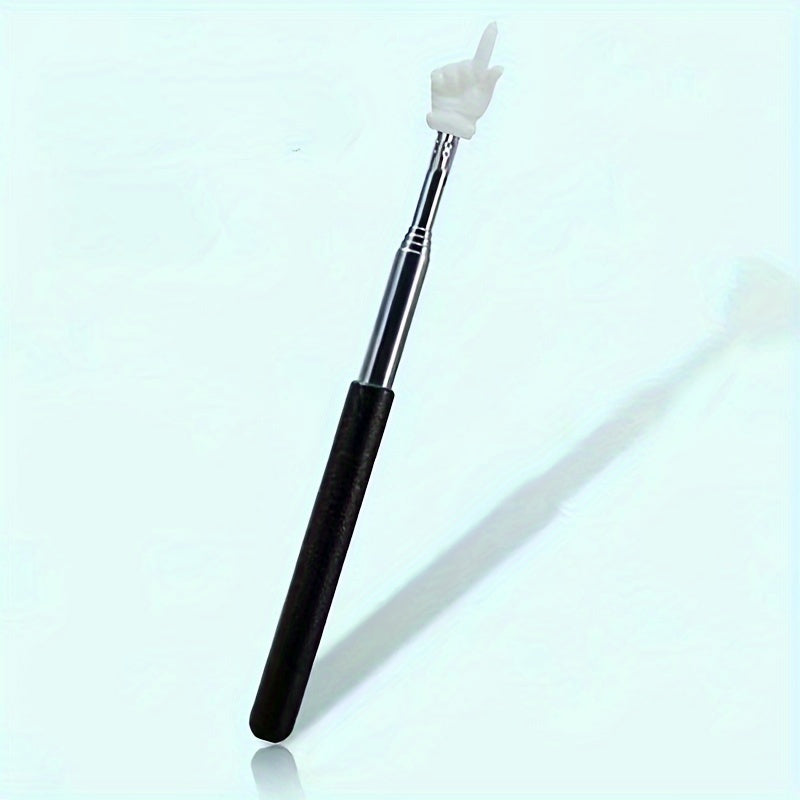 Adjustable classroom teaching pointer stick for whiteboard presentations and reading books. Portable and easy to store.