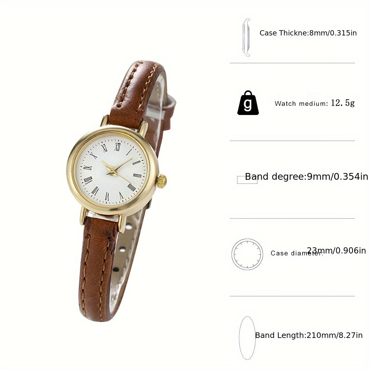 Casual Rome Fashion Women's Quartz Watch