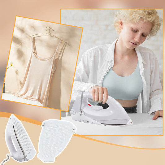 Get your hands on the 1pc SUPERDANT Non-Stick Plastic Ironing Aid - a reusable iron shoe protector that is heat-resistant and requires no power. This accessory is perfect for delicate fabrics and makes an ideal gift for Christmas and Thanksgiving.