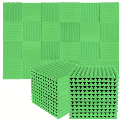 50 Studio Acoustic Foam Wall Panels - 2.54cm X 30.48cm X 30.48cm