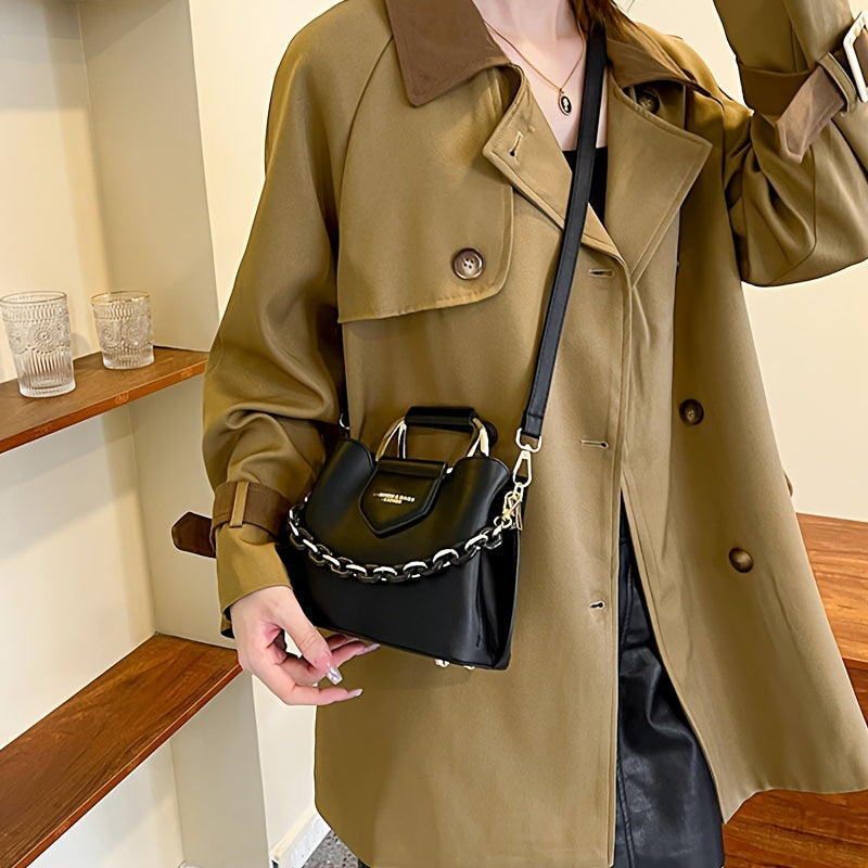 2024 New Women's Bag: Trendy, minimalist, and versatile with a unique design, perfect for a fashionable Korean style.