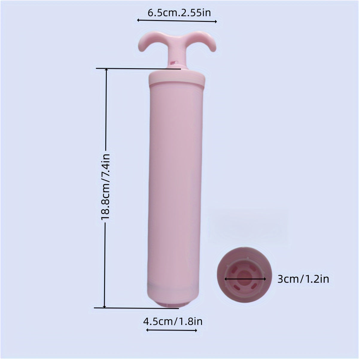 The set contains ten vacuum-seal bags, each measuring 40 by 60 centimeters (16 by 60.96 cm), and comes with a pink hand pump. These versatile storage bags have a zipper closure and a rectangular design, operating without the need for electricity.