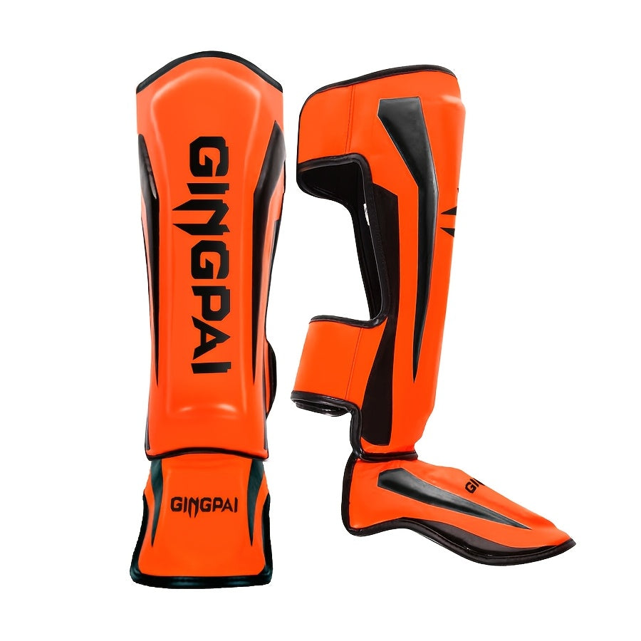 GINGPAI Professional MMA & Muay Thai Kickboxing Gear, Unisex Combat Sports Protective Gear in PU Material, Multiple Colors for Training & Competition.