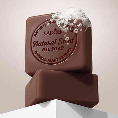 Coffee essential oil soap with exfoliating and moisturizing properties, gentle on sensitive skin