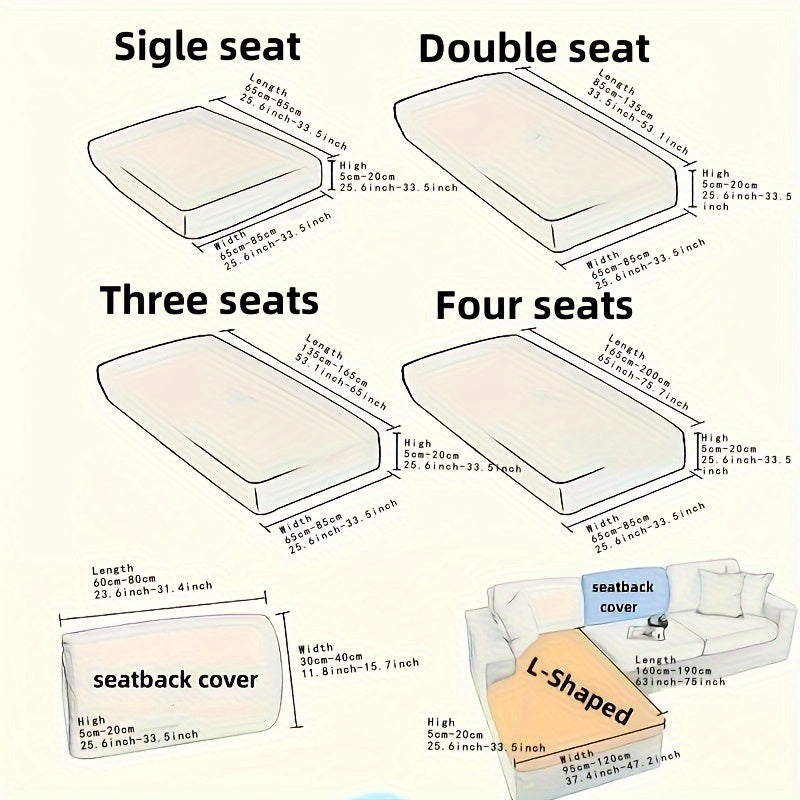 Натяжной чехол для дивана, дружелюбный к животным и защищающий мебель, подходит для спальни, офиса, гостиной и домашнего декора.