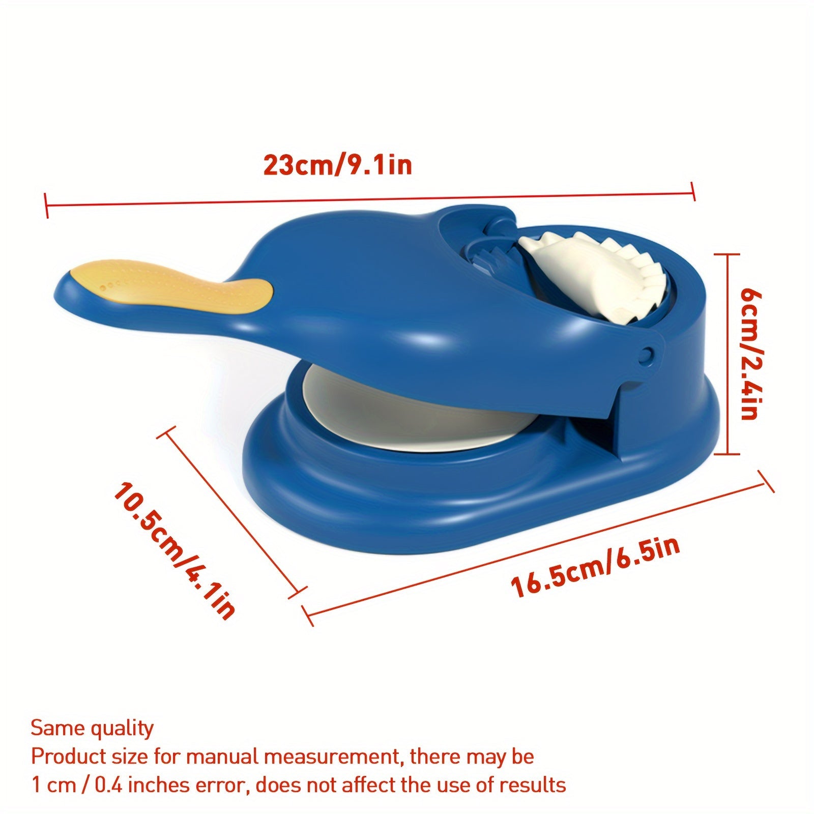 Enhanced 2-in-1 Manual Dumpling Maker: Safe Plastic Material, Great for Tortillas and Dumplings, Perfect for Parties and Gatherings.