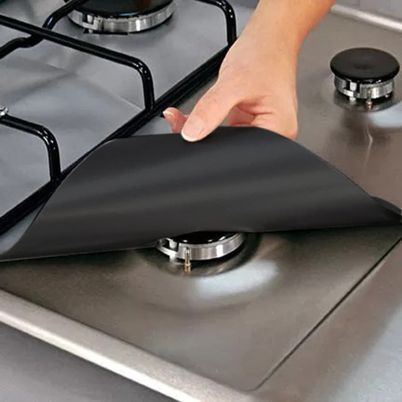 Guard your stove with a gas stove protector, burner protector, and kitchen accessory pad for cooking utensils.