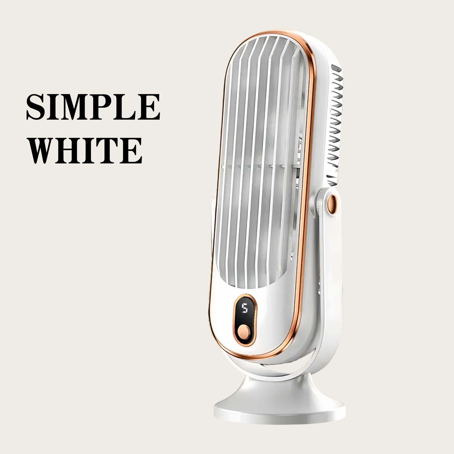 Get ready for the future with the 2025 Portable Dual-Motor Cooling Fan. This innovative fan features a 1200mAh rechargeable battery, providing long-lasting use on the go. With a quiet 5-speed operation and USB charging capabilities, this desk fan