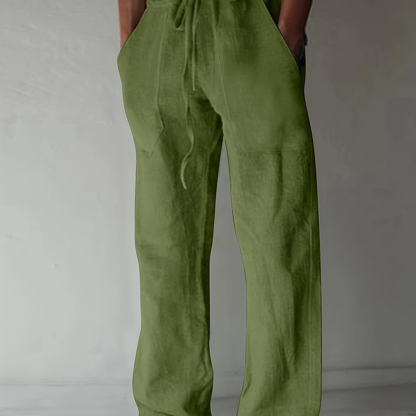 Large men's casual cotton pants.