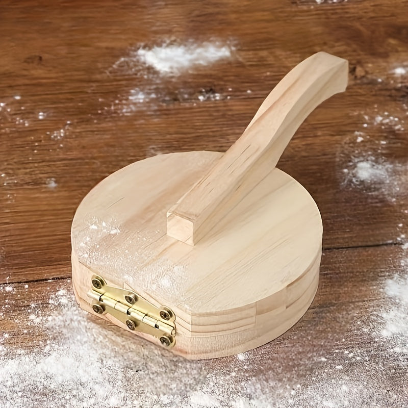 Pressure Dumpling Maker - Solid Wood Construction, Perfect for Making Pasta, Buns, Rice Dumplings, Poi, Kuey Teow Patties. Includes Kitchen Accessories for Fast and Efficient Cooking. Get Yours Today at a Clearance Price!