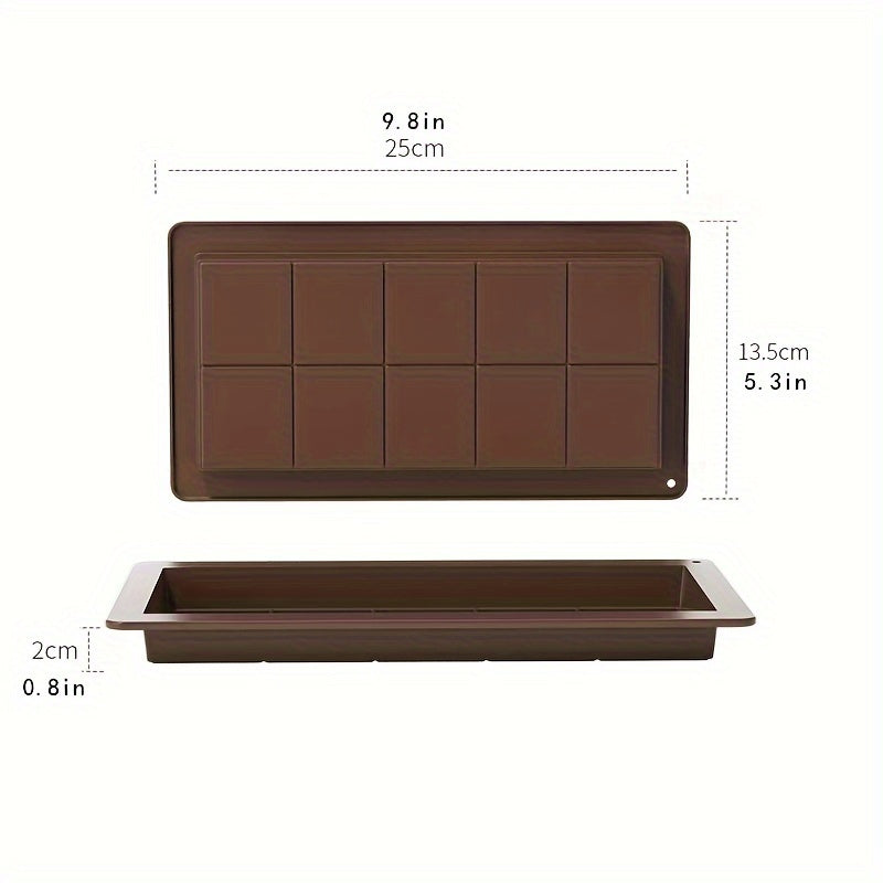 Get creative with your chocolate making using this Silicone Chocolate Mold. Perfect for making large chocolates, this mold is made from non-toxic, lead-free material. It's ideal for creating special treats for Christmas, Halloween, Thanksgiving, and