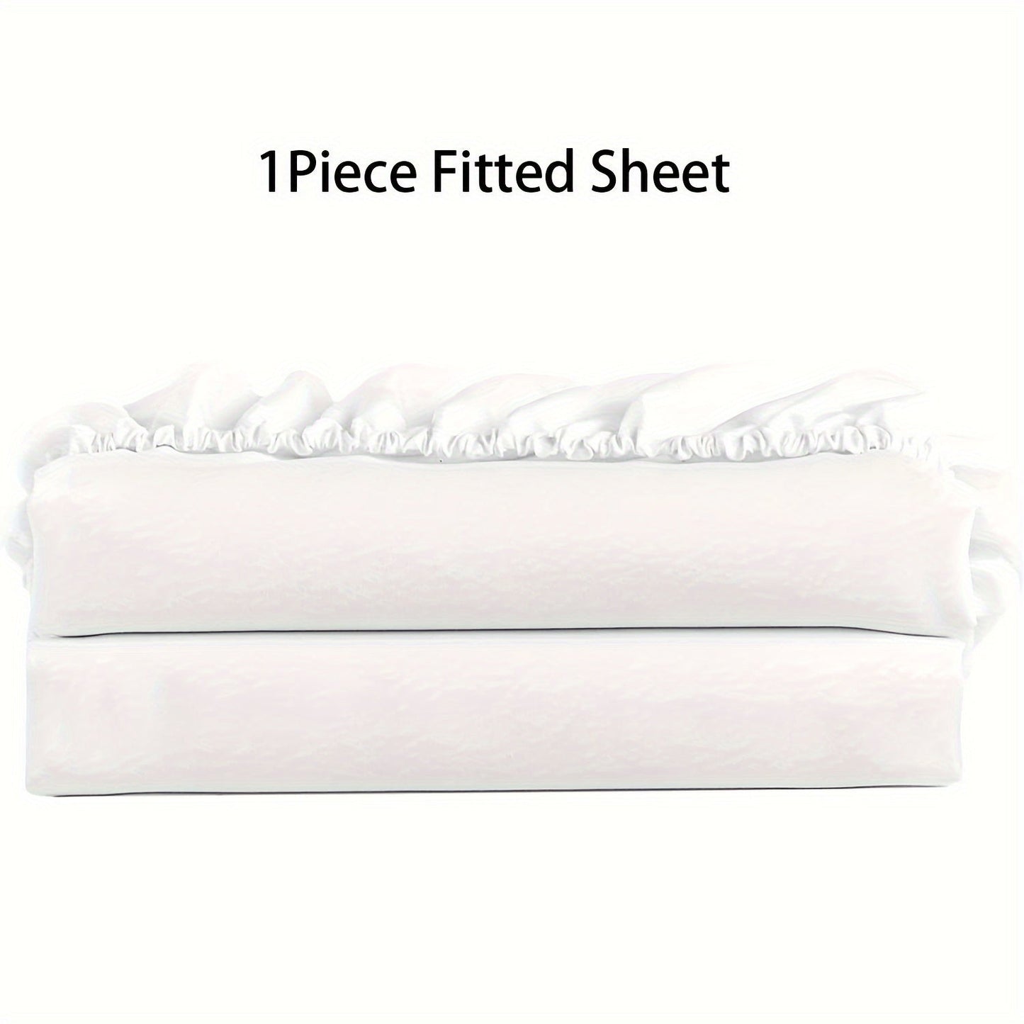 Hotel Quality White Fitted Sheet for Queen Size Beds - Ultra Soft and Breathable Microfiber Material with Deep Pockets - Cool and Comfortable Fit for Various Bed Sizes