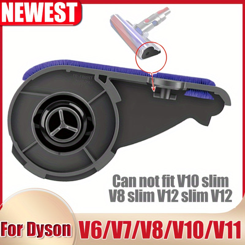 Replacement End Cap Cover for V6/V7/V8/V10/V11/V15 Vacuum Cleaner Soft Roller Brush Velvet Nozzle - Made of Durable Plastic, No Electricity Needed