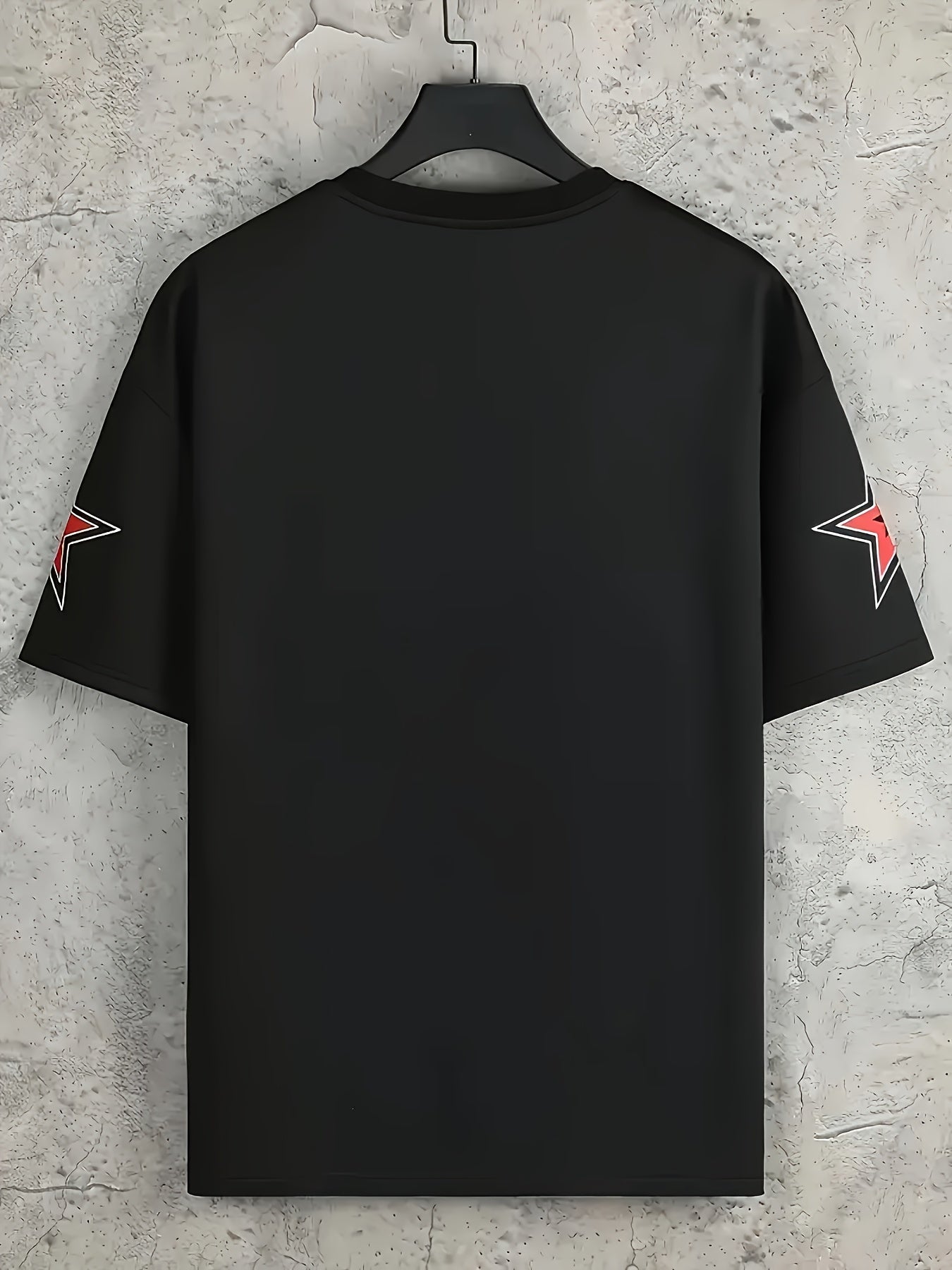 Men's Chicago No.18 Sports T-Shirt with Geometric Pattern, Regular Fit, Breathable Polyester, 3D Printed Fashion, Plus Size