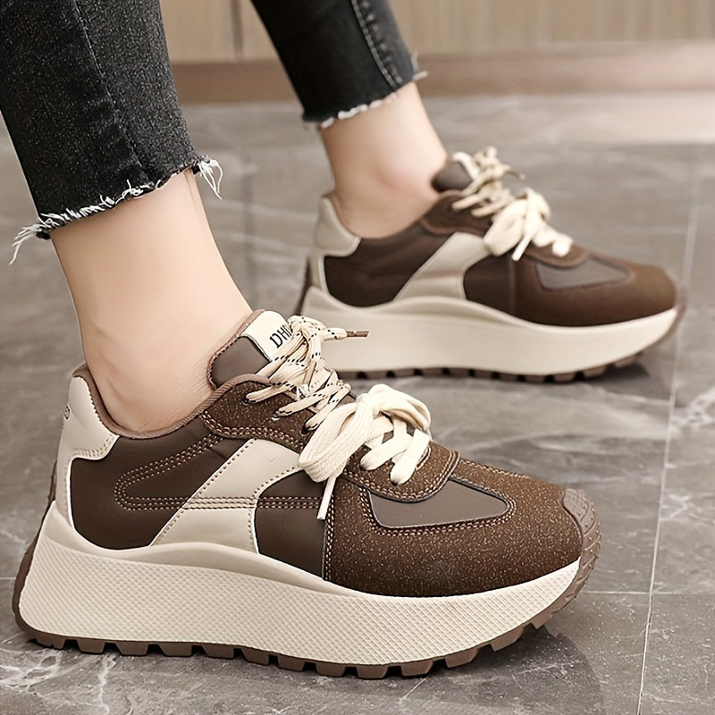 New chunky sole casual sneakers for women - great for daily wear