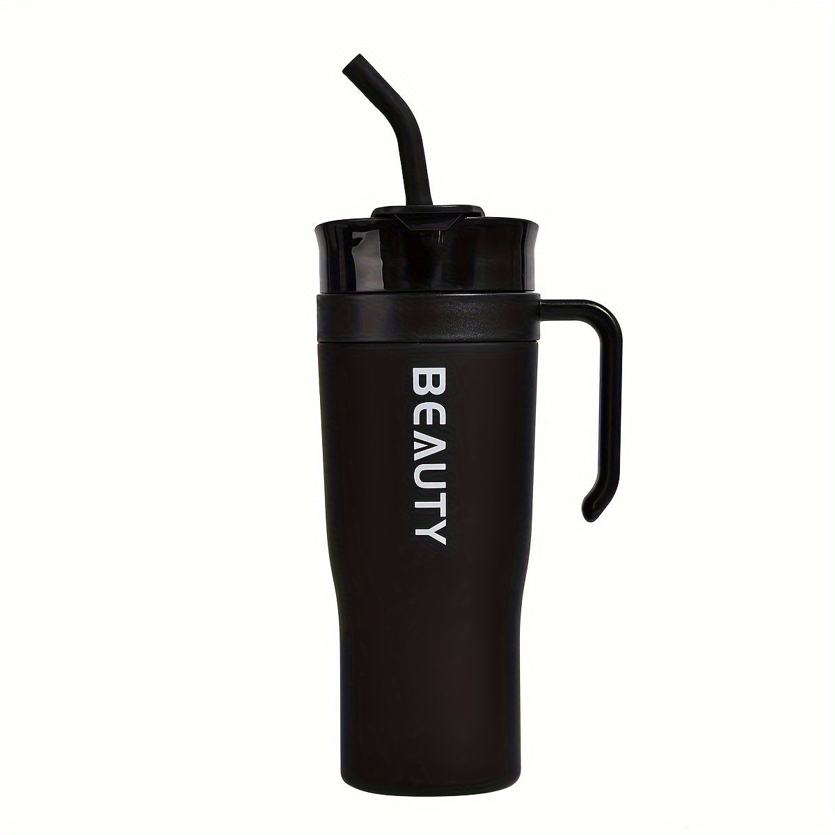 1200ml PC Plastic Tumbler w/ Straw - Lightweight, BPA-Free, Hand-Wash Only - Ideal for Kitchen & Dining