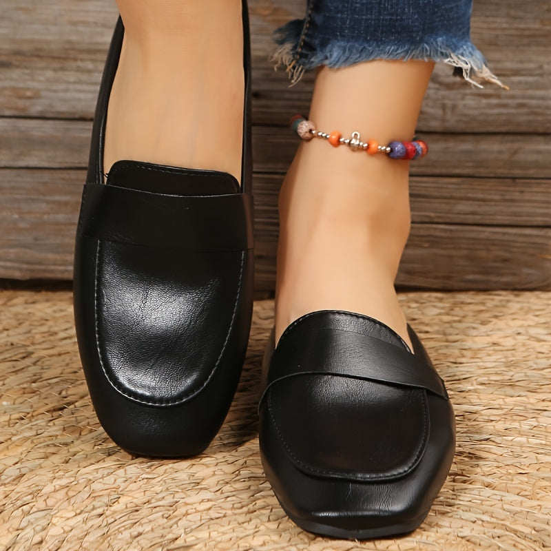 Comfortable women's fashion loafers with a modern design.