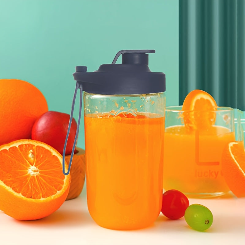 Experience the convenience of the RZSYZH Portable Blender - Rechargeable via USB, Featuring a Powerful Motor for Perfect Smoothies & Shakes, Suitable for Home, Office, and On-the-Go Use