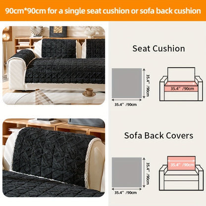 Plush, pet-friendly sofa cover for 1-4 seater sofas. Stain and slip-resistant, machine washable.