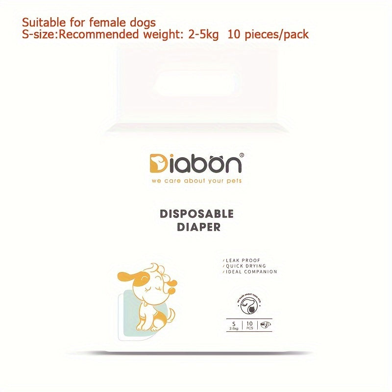 0425 Cute and fashionable diapers for dogs and pets made with selected imported polymers for instantly dry, one-second absorption. Provides a naked feeling when worn, multi-directional