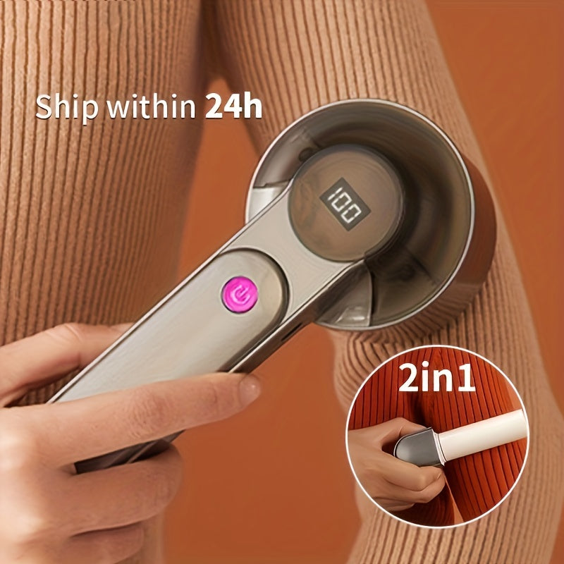 1 piece portable electric lint remover for clothes.