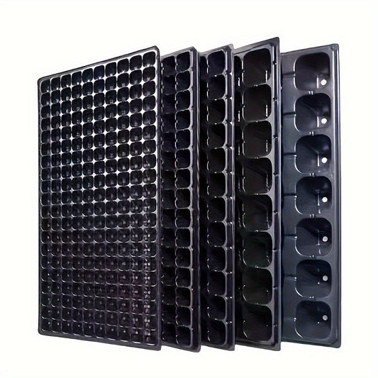 10-Pack of Boho Style Germination Trays for Garden and Balcony Planting. Ideal for Various Seedlings - No Electricity Needed.