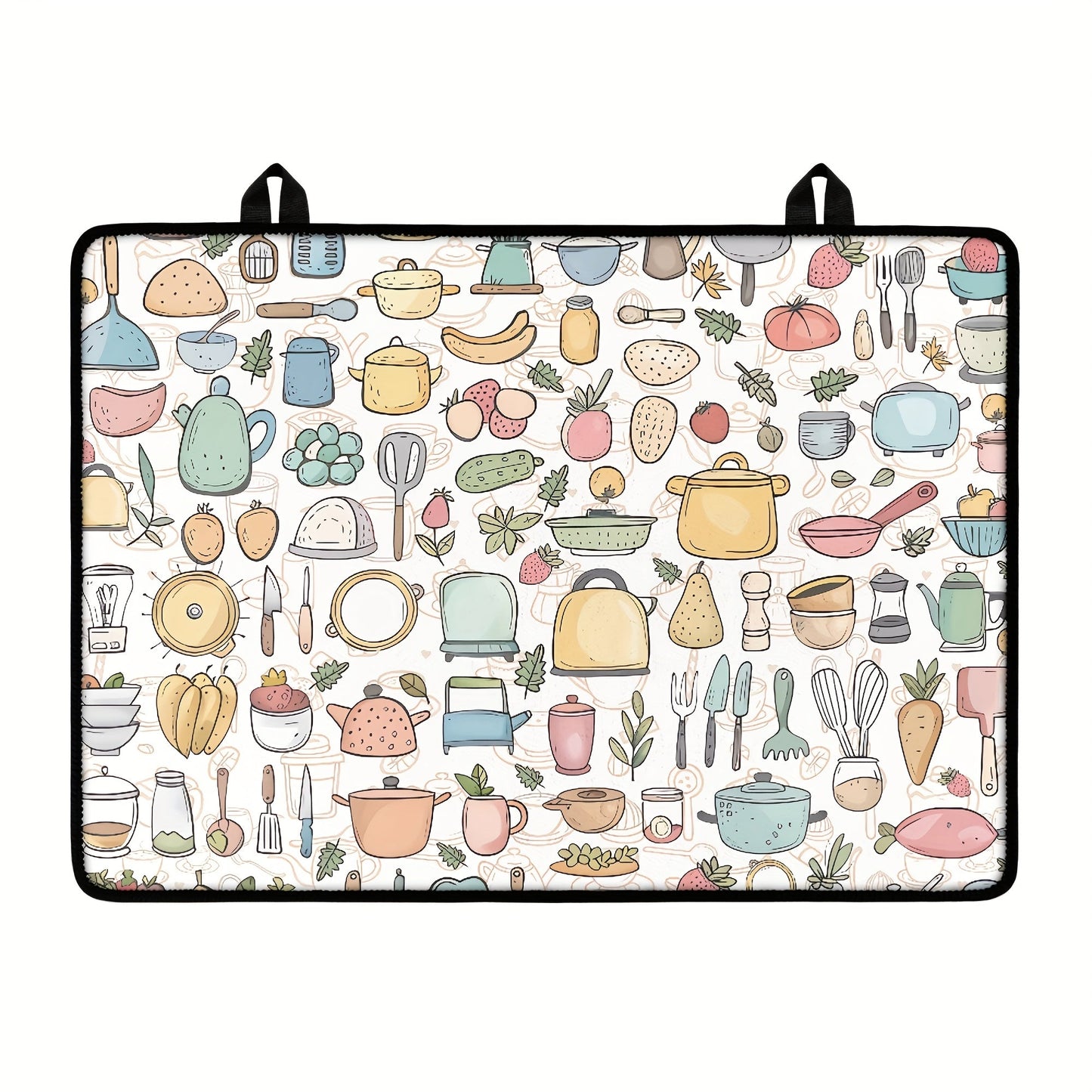 Patterned Cartoon Kitchen Tool Stove Cover - Heat-Resistant and Non-Slip, Suitable for Glass Ceramic and Rubber Stove Surfaces. Protects from Scratches, Can be Used as an Ironing Mat and Coffee Pad for Electric and Magnetic Stoves. Versatile Countertop