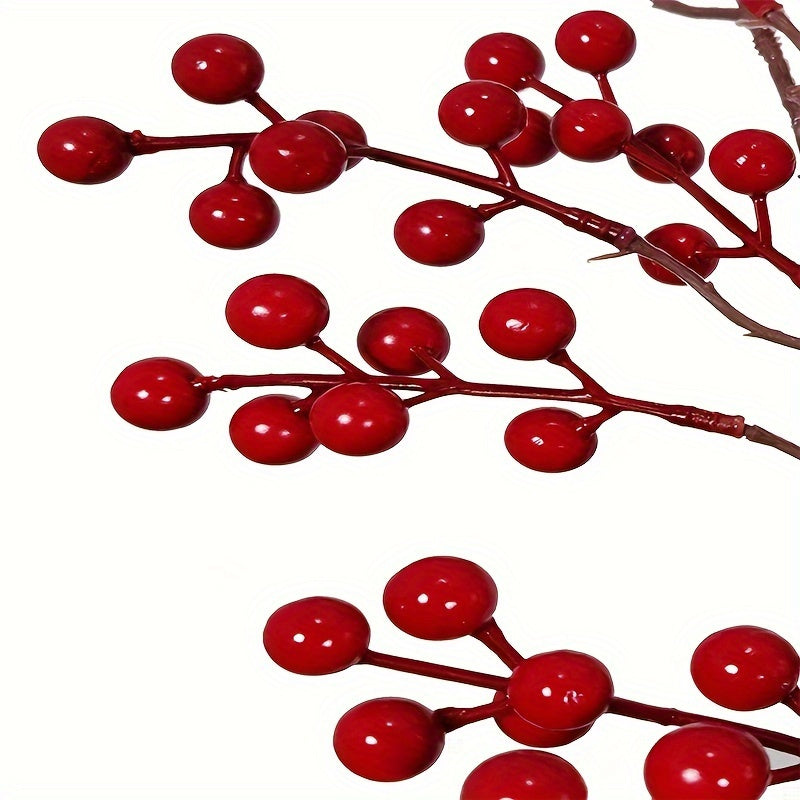 Artificial cranberry vine: lifelike 175.26cm decor for home, weddings, and holidays. versatile garland for table centerpieces and celebrations.