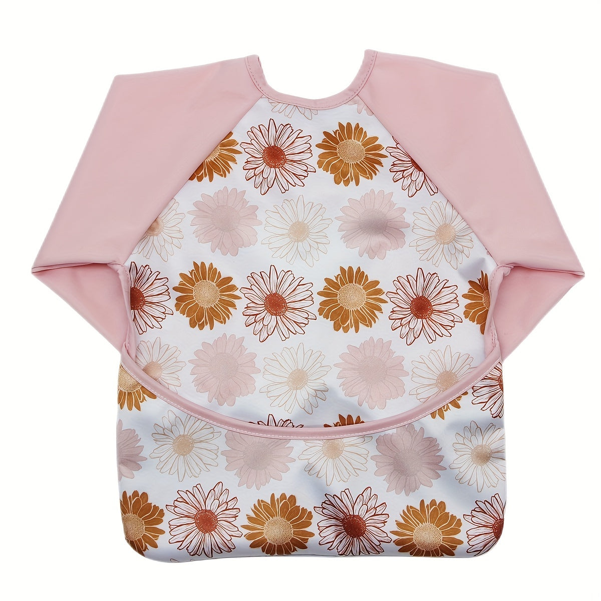 Looking for a perfect New Year gift idea? Check out these Waterproof Flower Print Feeding Bibs for Babies aged 6-54 Months - durable, eco-friendly, and easy to clean!