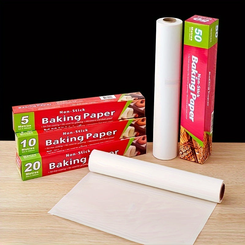 Parchment paper roll, disposable air fryer liners, non-stick heat resistant grilling sheets, waterproof and greaseproof baking paper, cooking paper, baking tools, kitchen gadgets, kitchen accessories.