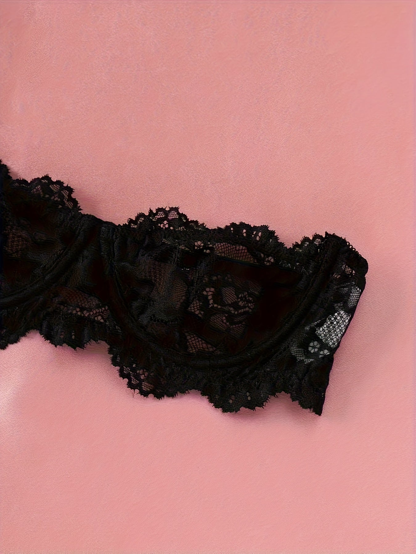 Lace lingerie set with a seductive design.