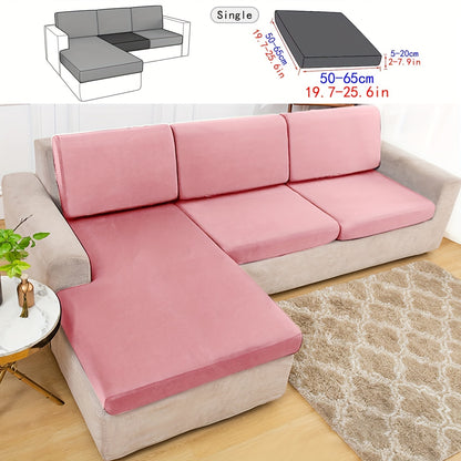 Durable sofa cover in solid color, suitable for pets, dustproof, and machine washable for living room, bedroom, and dining area.