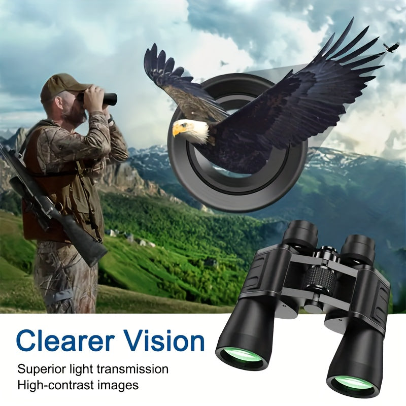 Adult binoculars with FMC lens glass designed for birdwatching, featuring high-power dual lenses for outdoor sports, games, and concerts.