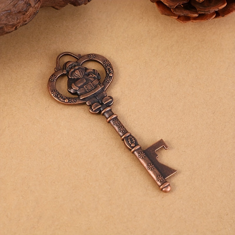 Santa Claus Metal Key Opener: Perfect for festive occasions and gifting to loved ones.