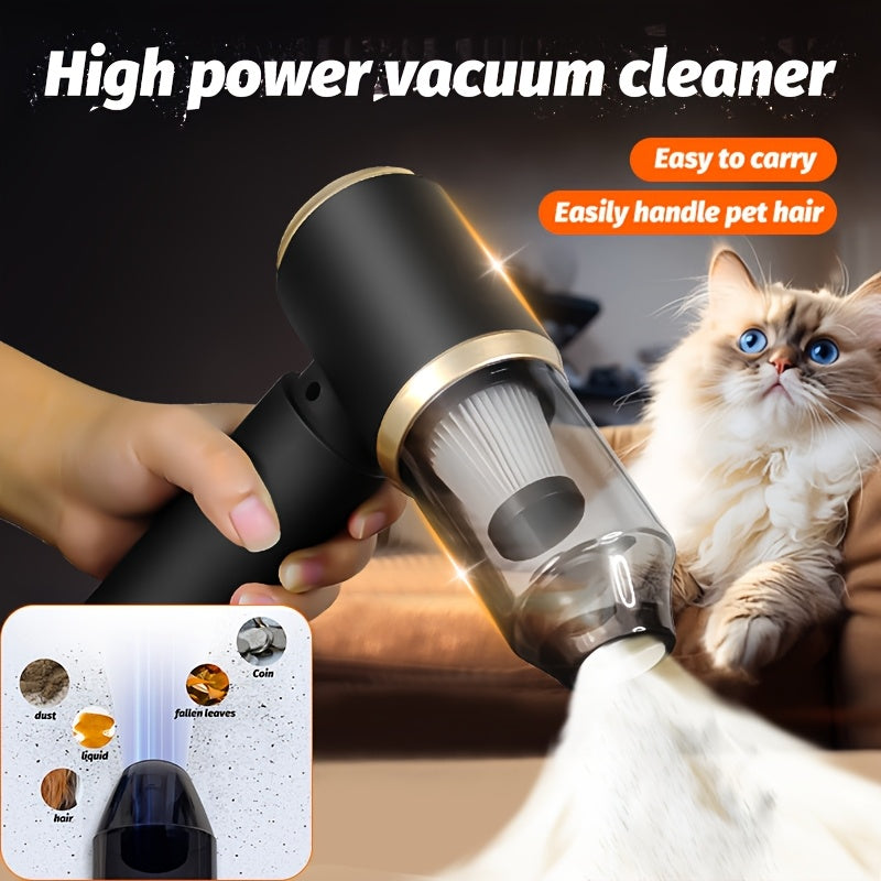 Powerful handheld vacuum cleaner with multiple functions and accessories for versatile cleaning.