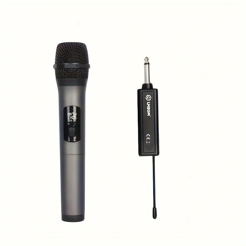 Portable wireless microphone system for home use, perfect for KTV and computer singing.