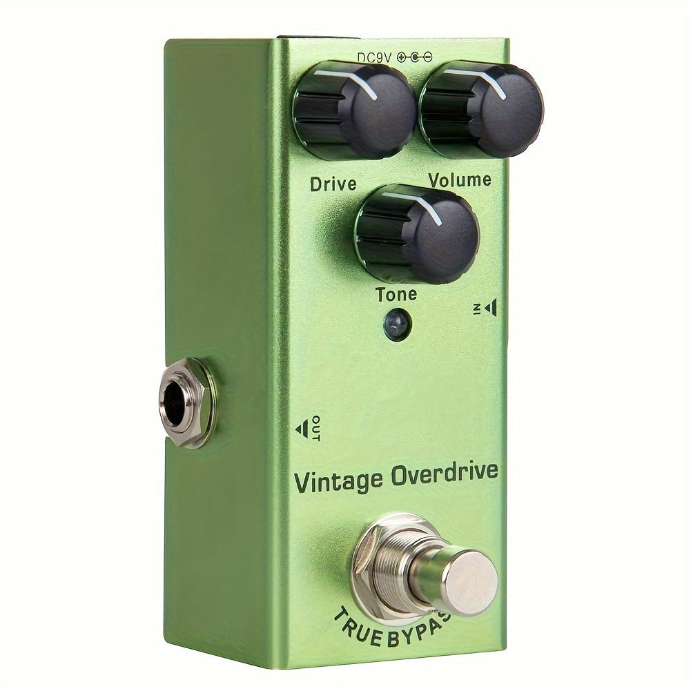 Vintage Overdrive Electric Guitar Effects Pedal