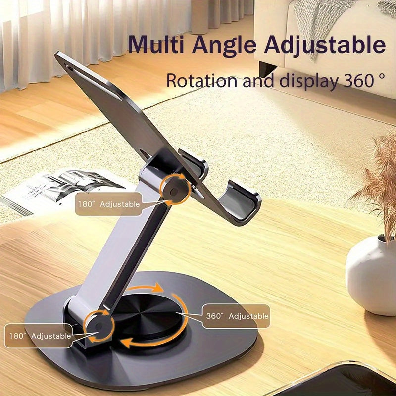 A stylish and practical phone stand compatible with all smartphones, available in two colors, that frees your hands with its portable telescopic design.