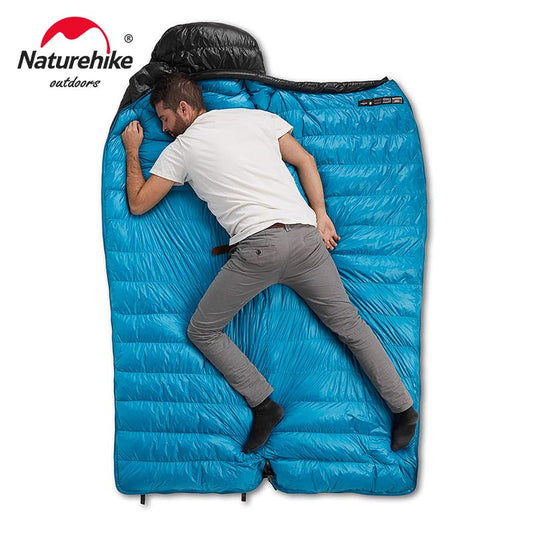 Спальные мешки Naturehike Ultra-Light из гусиного пуха обеспечивают максимальный комфорт для зимнего кемпинга.