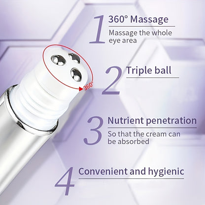 Smooths wrinkles, firms and tightens skin with eye cream essence.