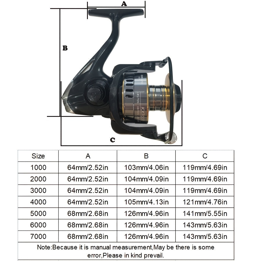 Metal fishing reel for long-distance casting, spinning, and wholesale fishing tackle.