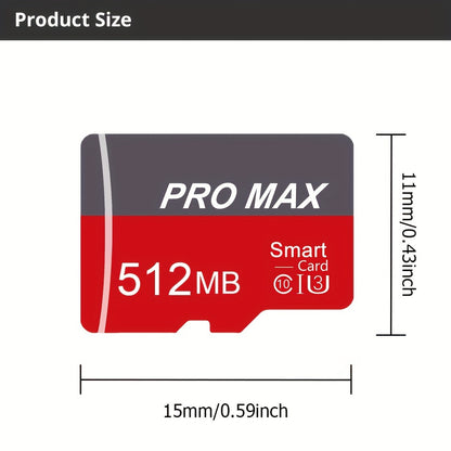 Small capacity memory cards available in 64MB, 128MB, 256MB, and 512MB. Ideal for various devices like tablets, cameras, phones, laptops, car audio systems, and game consoles for secure