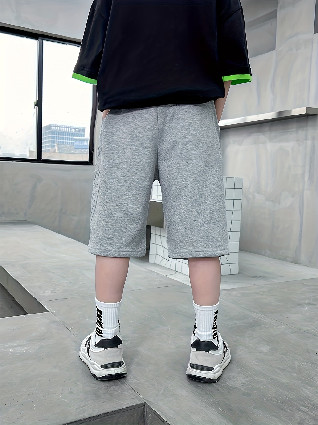 Boys' casual shorts for summer, soft and breathable.