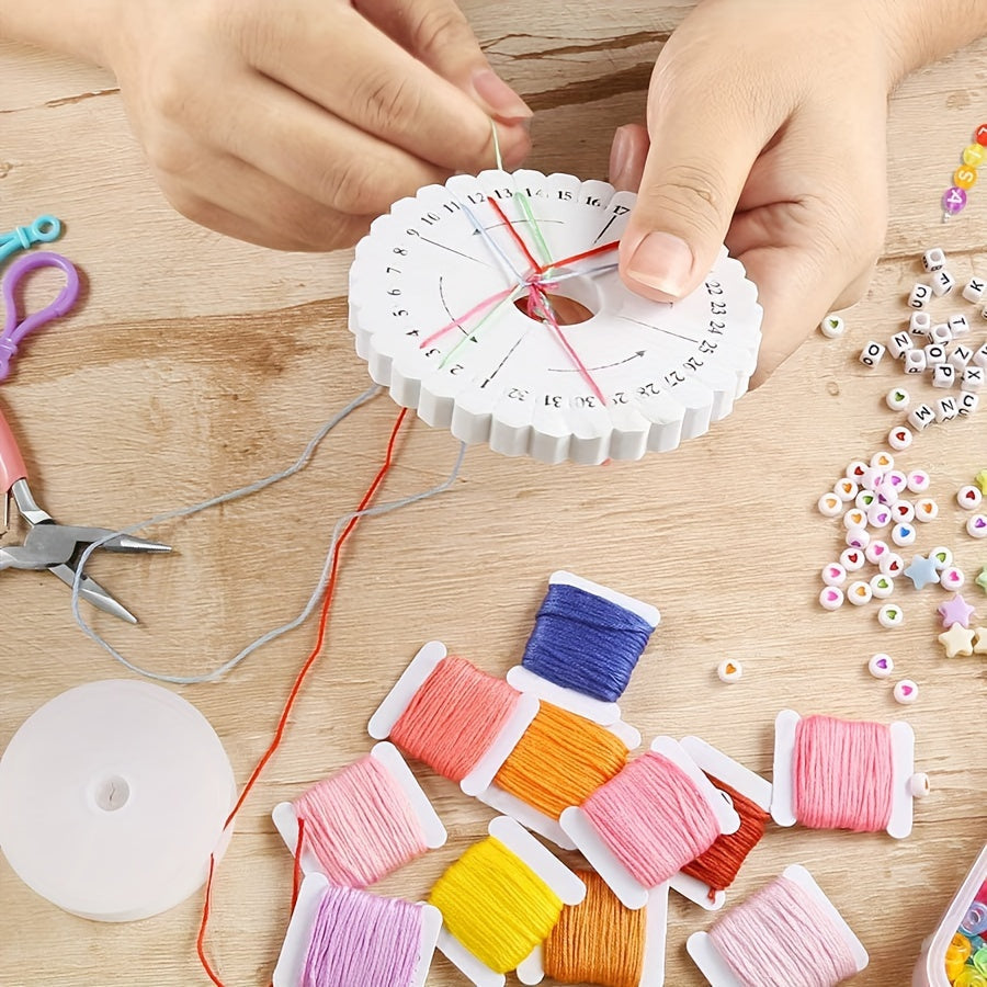 A set of handmade jewelry accessories for DIY enthusiasts, featuring a box of three layers of acrylic alphabet love seed bead material. Perfect for creating custom bracelets, necklaces, and earrings. Makes a great Christmas gift.