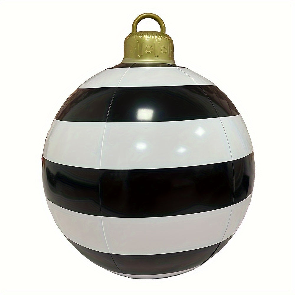 Inflatable Christmas balls are eye-catching PVC balloons used in gardens, entrance passages, front doors, terraces, lawns, and entrance halls for seasonal decoration.