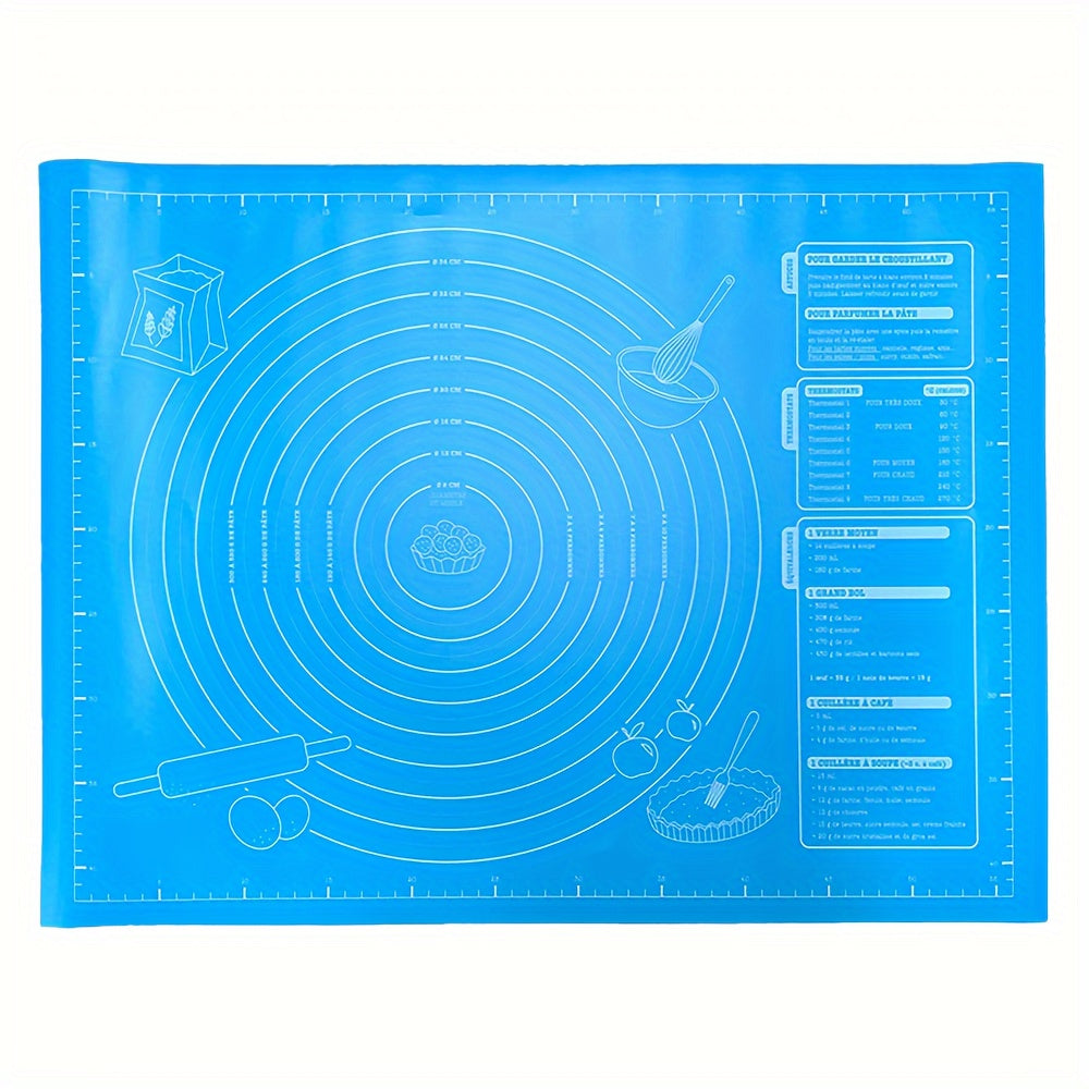 One piece of Non-Stick Baking Mat for Rolling Dough, Perfect for Home Kitchens