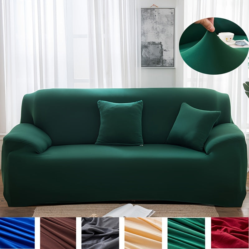 Durable, non-slip sofa cover resistant to cat scratches, suitable for any room, with minimalist design for home decoration.