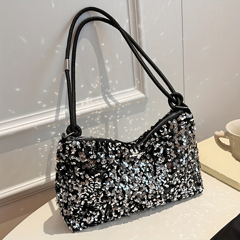 The popular handbag for women this year is the new trendy Korean version, a shiny and versatile shoulder bag.