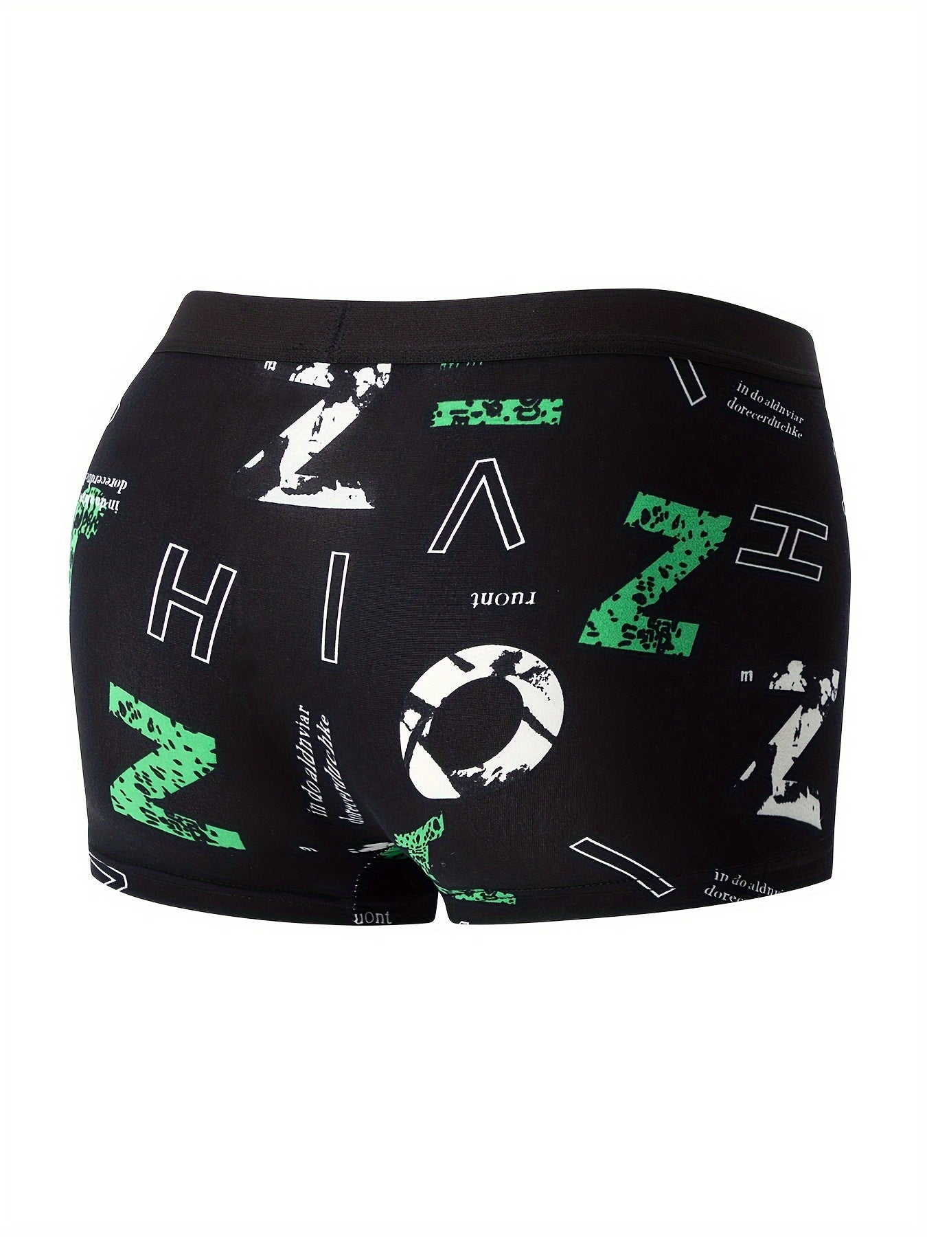 10 Men's Street Style Stretchy Boxer Briefs - Trendy Print, Comfy & Breathable